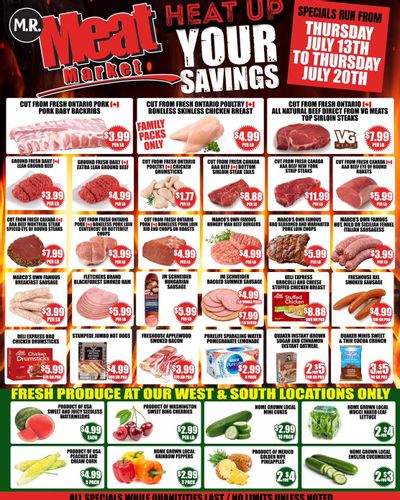 M.R. Meat Market Flyer July 13 to 20