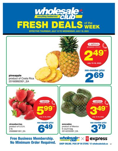 Wholesale Club (ON) Fresh Deals of the Week Flyer July 13 to 19