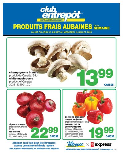 Wholesale Club (QC) Fresh Deals of the Week Flyer July 13 to 19