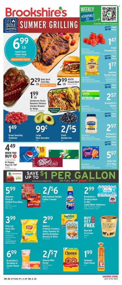 Brookshires (TX) Weekly Ad Flyer Specials July 12 to July 18, 2023