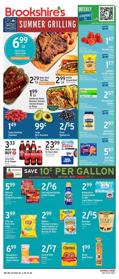 Brookshires (LA) Weekly Ad Flyer Specials July 12 to July 18, 2023