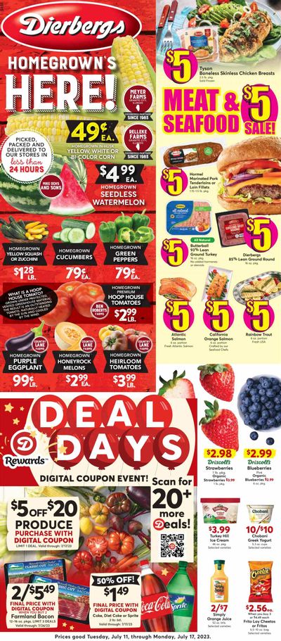 Dierbergs (IL, MO) Weekly Ad Flyer Specials July 11 to July 17, 2023