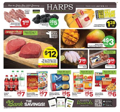 Harps Hometown Fresh (AR, KS, MO, OK) Weekly Ad Flyer Specials July 12 to July 18, 2023