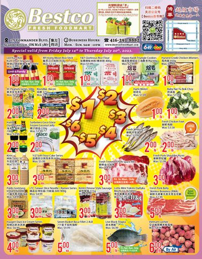 BestCo Food Mart (Scarborough) Flyer July 14 to 20