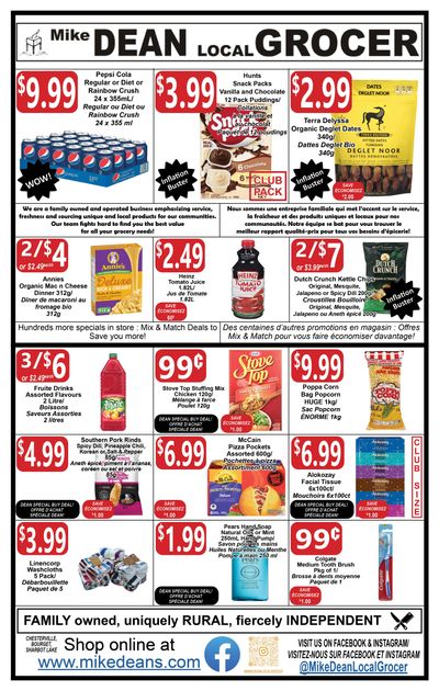 Mike Dean Local Grocer Flyer July 14 to 20