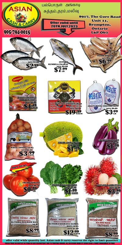 Asian Cash & Carry Flyer July 14 to 20