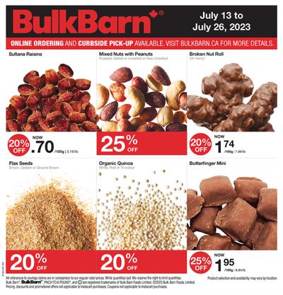 Bulk Barn Canada Flyer Deals: Save 25% off Select Items