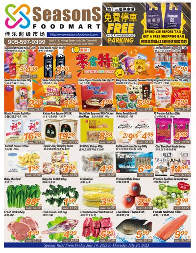 Seasons Food Mart (Thornhill) Flyer July 14 to 20