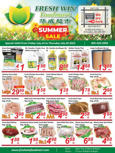 Fresh Win Foodmart Flyer July 14 to 20