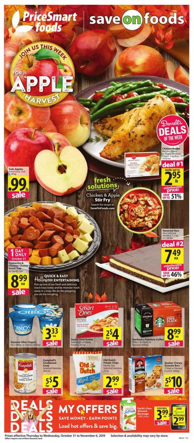PriceSmart Foods Flyer October 31 to November 6