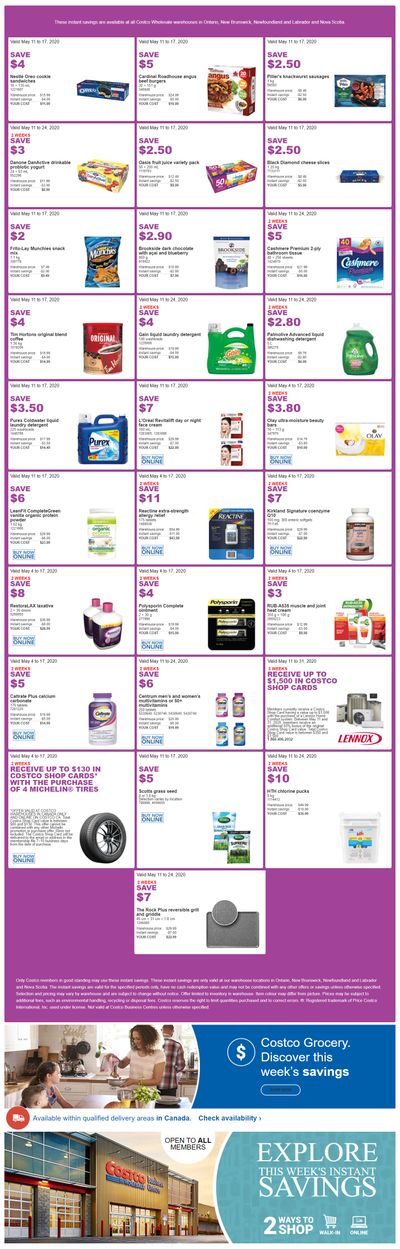 Costco (ON & Atlantic Canada) Weekly Savings May 11 to 17