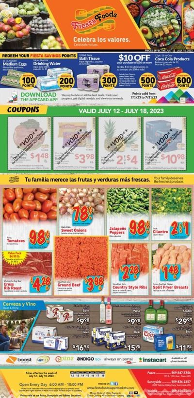 Fiesta Foods SuperMarkets (WA) Weekly Ad Flyer Specials July 12 to July 18, 2023