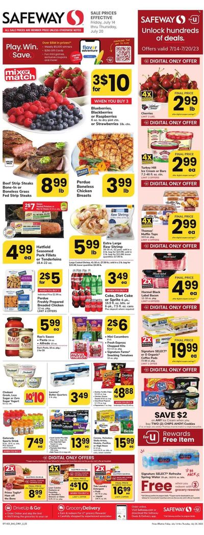 Safeway (VA) Weekly Ad Flyer Specials July 14 to July 20, 2023