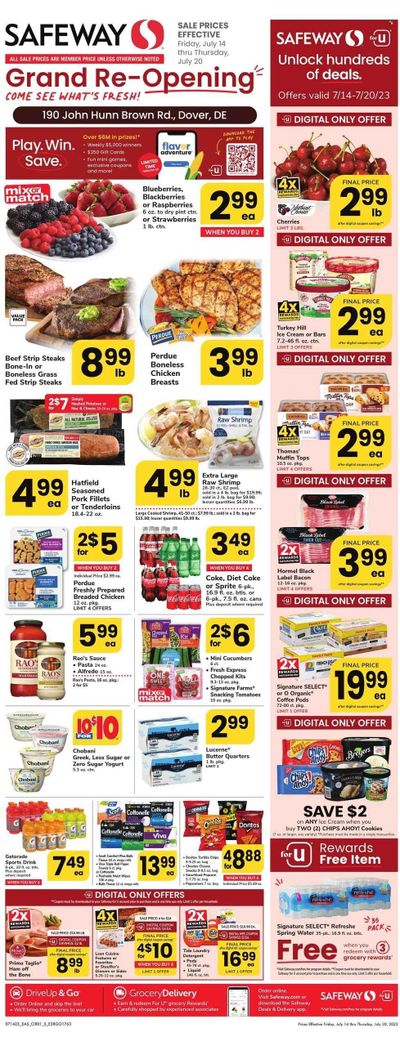 Safeway (DE) Weekly Ad Flyer Specials July 14 to July 20, 2023
