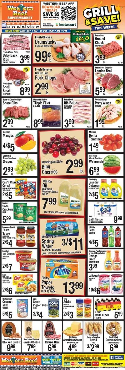 Western Beef (FL, NY) Weekly Ad Flyer Specials July 13 to July 19, 2023