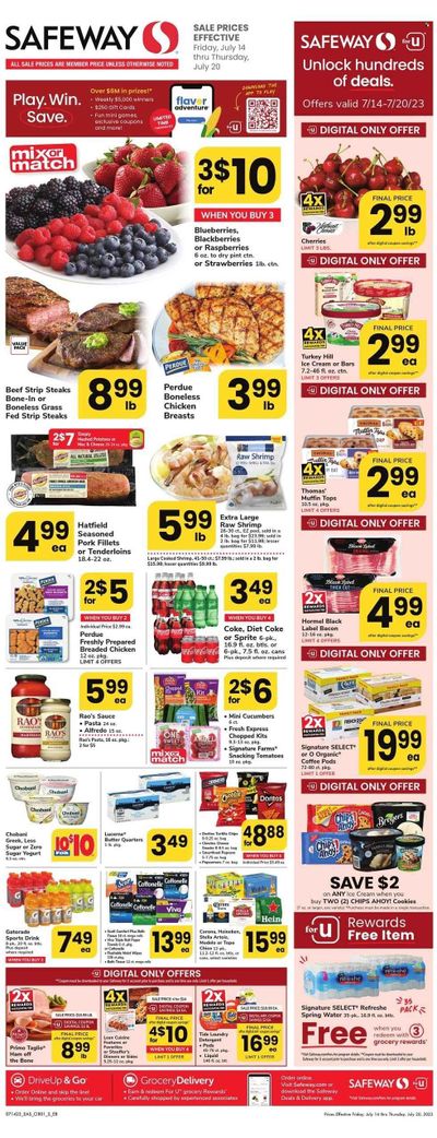 Safeway (MD) Weekly Ad Flyer Specials July 14 to July 20, 2023