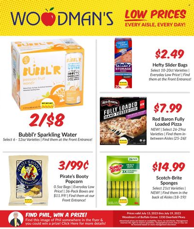 Woodman's Markets (IL, WI) Weekly Ad Flyer Specials July 13 to July 19, 2023