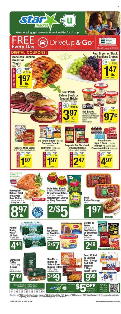 Star Market Weekly Ad Flyer Specials July 14 to July 20, 2023