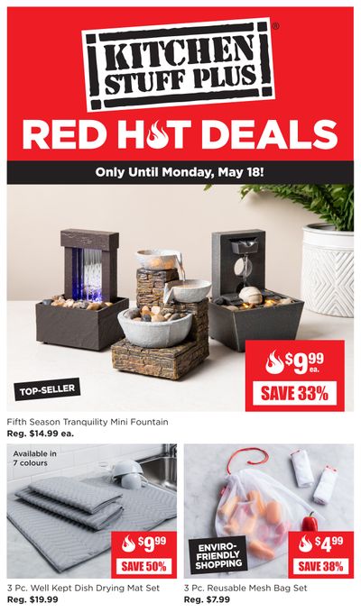 Kitchen Stuff Plus Red Hot Deals Flyer May 11 to 18