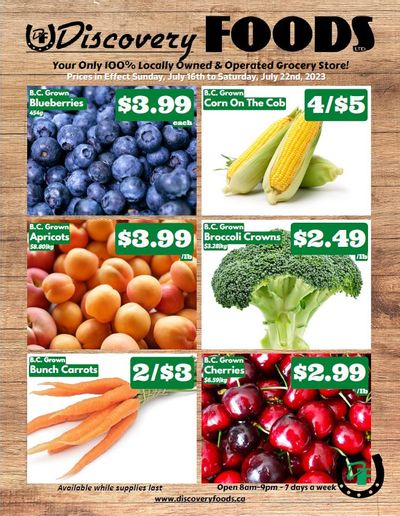 Discovery Foods Flyer July 16 to 22