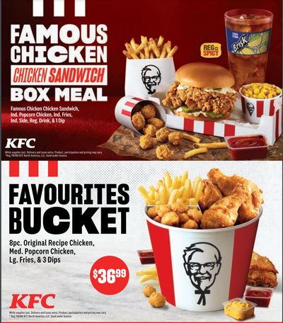 KFC Canada Coupon (Yukon) Valid until August 20
