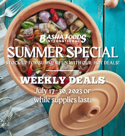 Basha Foods International Flyer July 17 to 30