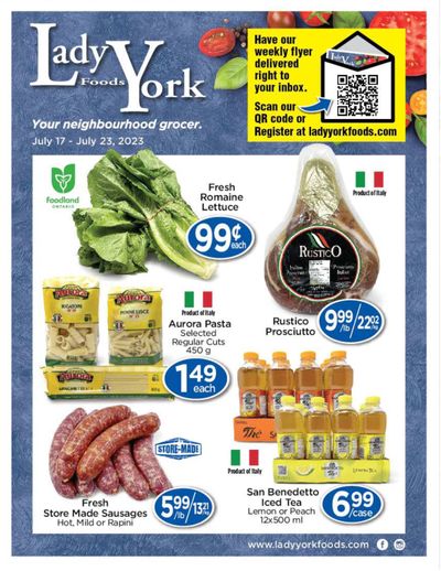 Lady York Foods Flyer July 17 to 23