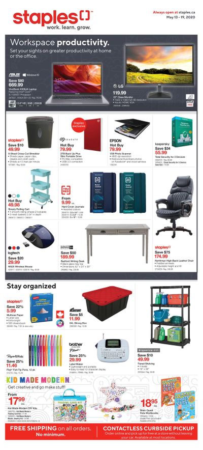 Staples Flyer May 13 to 19