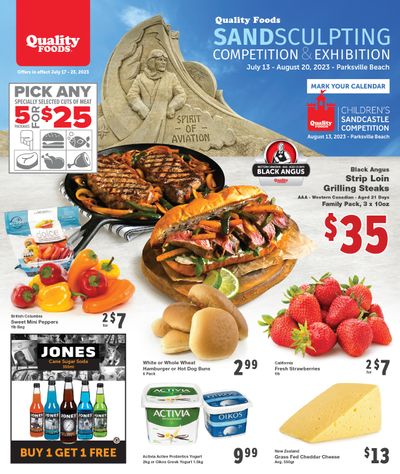 Quality Foods Flyer July 17 to 23
