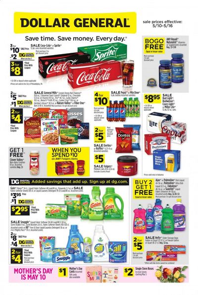 Dollar General Weekly Ad & Flyer May 10 to 16