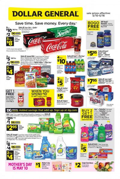 Dollar General Weekly Ad & Flyer May 10 to 16