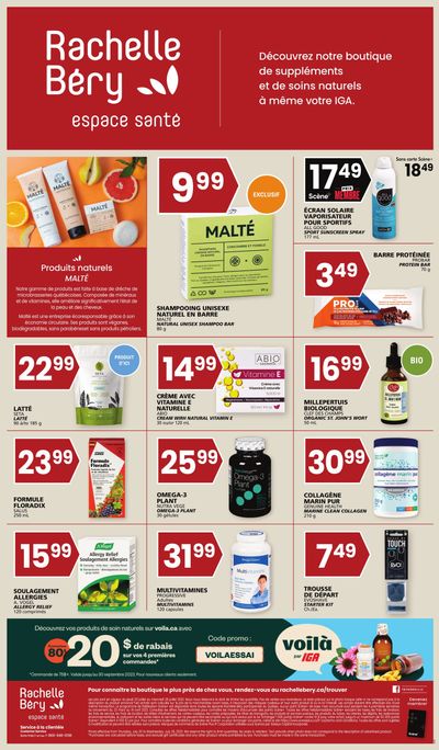 Rachelle Bery Health Flyer July 20 to 26