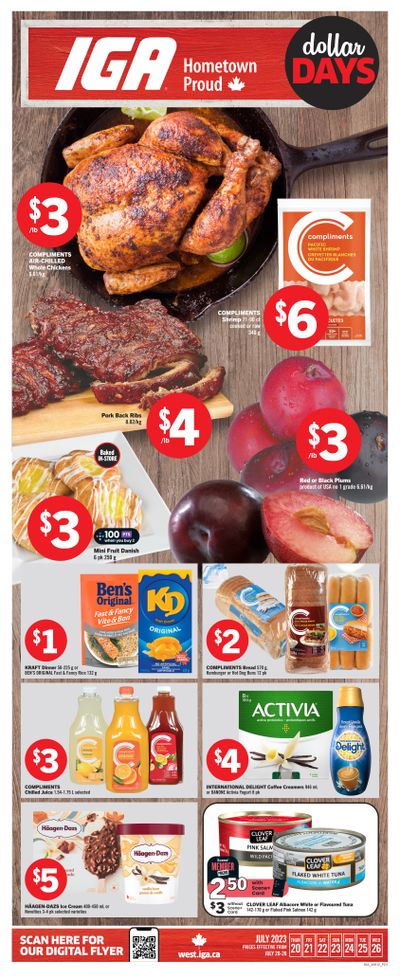 IGA (West) Flyer July 20 to 26