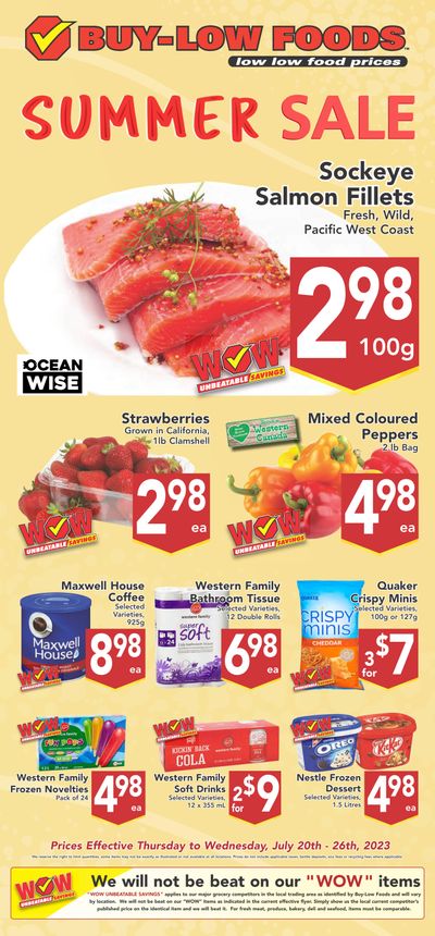 Buy-Low Foods (BC) Flyer July 20 to 26