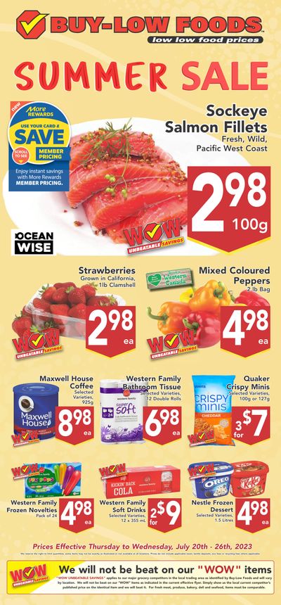 Buy-Low Foods (AB) Flyer July 20 to 26