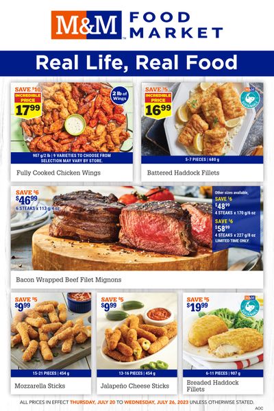 M&M Food Market (Atlantic & West) Flyer July 20 to 26