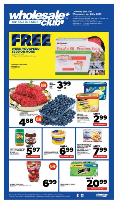 Real Canadian Wholesale Club Flyer July 20 to 26