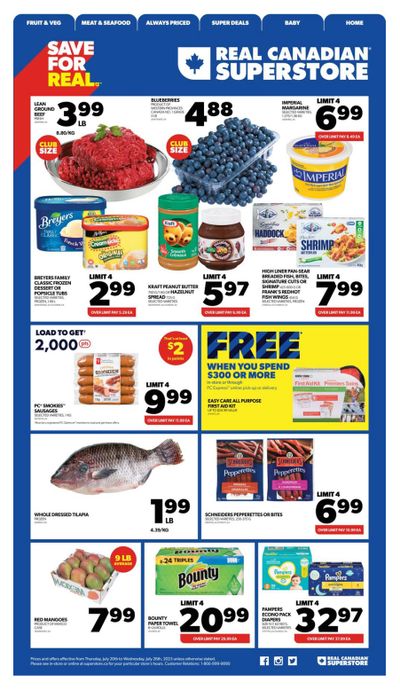 Real Canadian Superstore (West) Flyer July 20 to 26