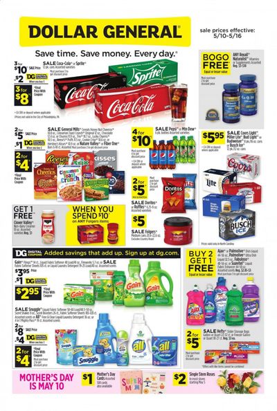 Dollar General Weekly Ad & Flyer May 10 to 16