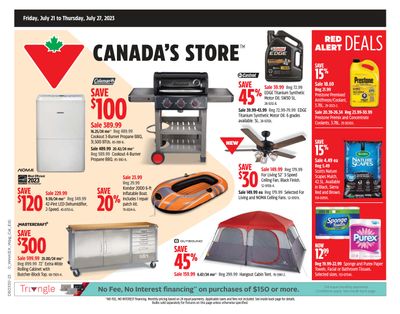 Canadian Tire (West) Flyer July 21 to 27