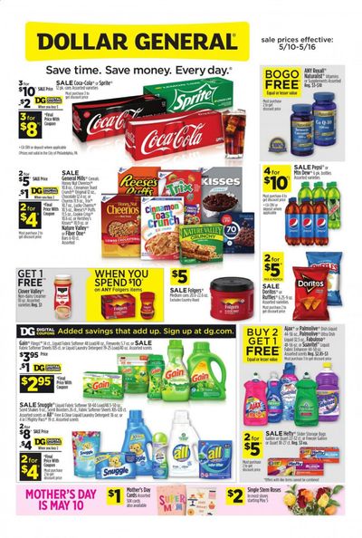 Dollar General Weekly Ad & Flyer May 10 to 16