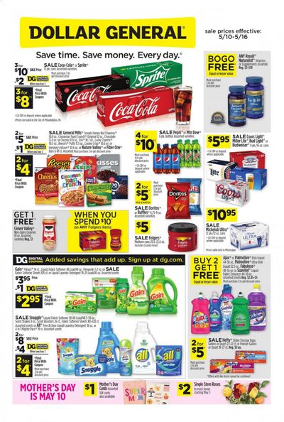 Dollar General Weekly Ad & Flyer May 10 to 16 Dollar General Weekly Ad & Flyer May 10 to 16