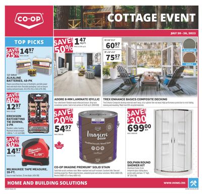 Co-op (West) Home Centre Flyer July 20 to 26