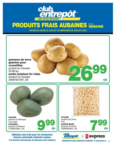 Wholesale Club (QC) Fresh Deals of the Week Flyer July 20 to 26