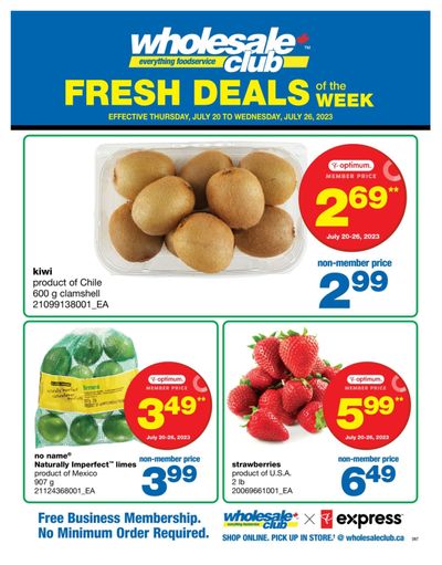 Wholesale Club (ON) Fresh Deals of the Week Flyer July 20 to 26