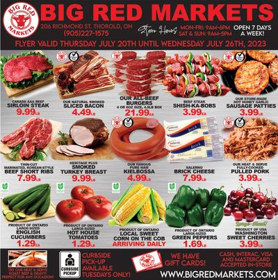 Big Red Markets Flyer July 20 to 26
