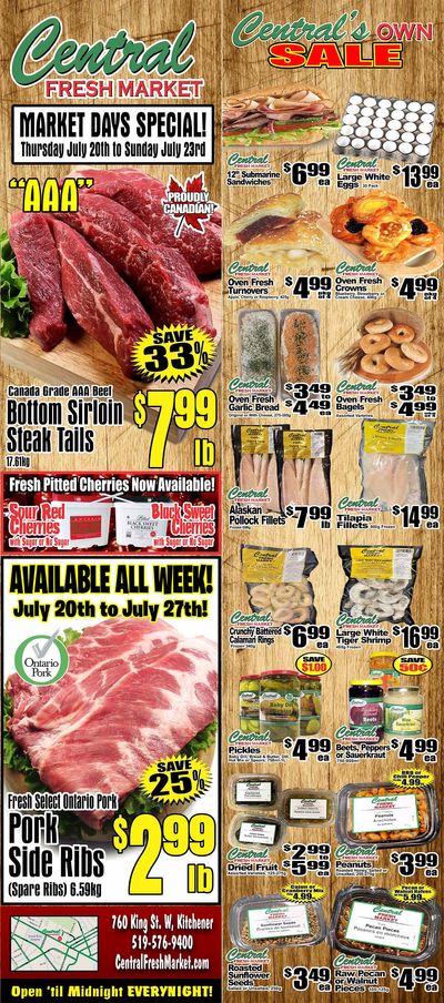 Central Fresh Market Flyer July 20 to 27