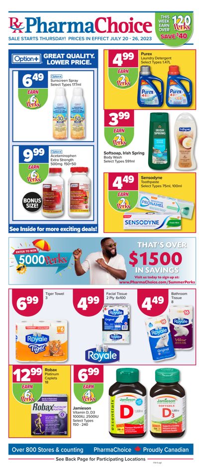 PharmaChoice (BC, AB, SK & MB) Flyer July 20 to 26
