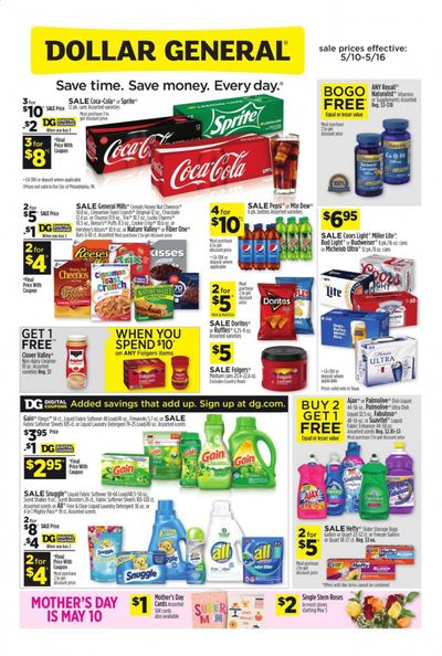 Dollar General Weekly Ad & Flyer May 10 to 16