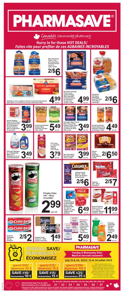 Pharmasave (NB) Flyer July 21 to 27